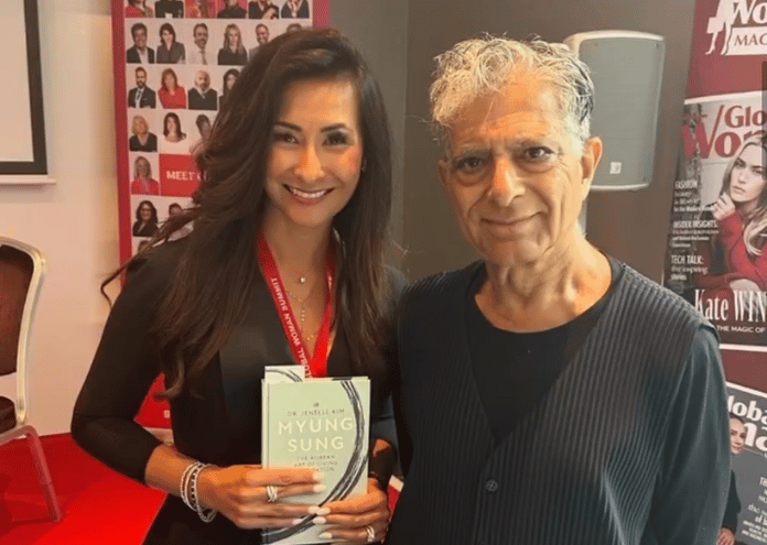 Dr Jenelle Kim and Deepak Chopra