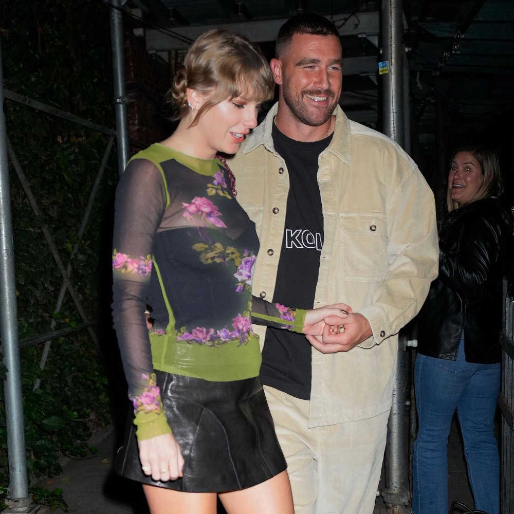 Taylor Swift and Travis Kelce Spotted at Holiday Party in Kansas City In Matching Sweaters